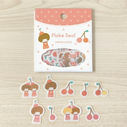 Papier Platz Mizutama "Fruits-chan Series" Flake Stickers