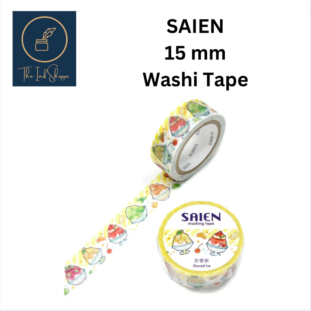 Saien Washi Tape 15mm FULL Roll