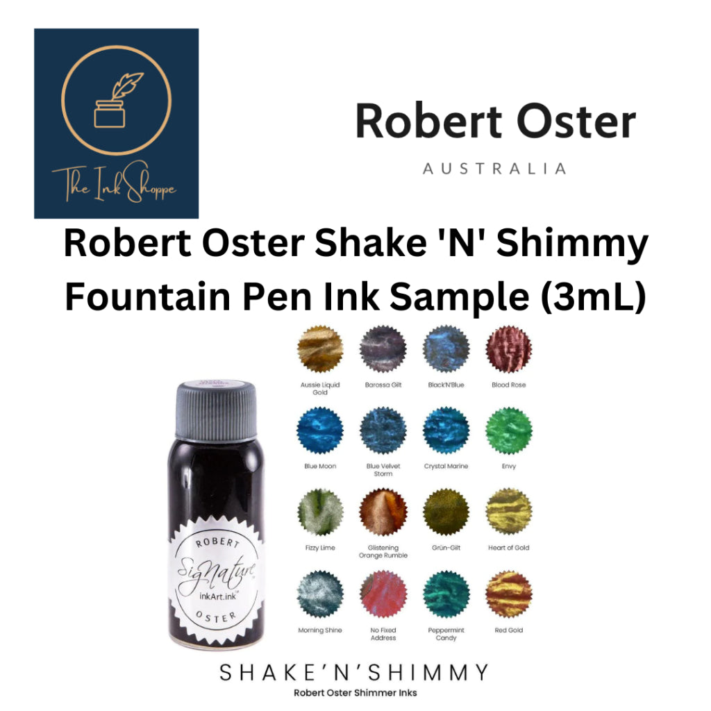 Robert Oster Shake 'N' Shimmy Fountain Pen Ink Sample (3mL)