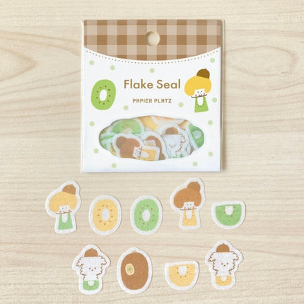 Papier Platz Mizutama "Fruits-chan Series" Flake Stickers