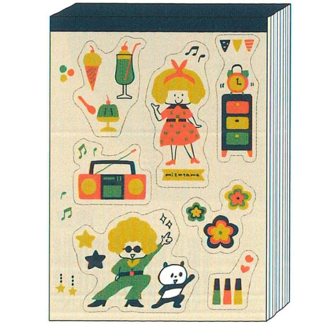 Mizutama Memo Pad with 4 Designs