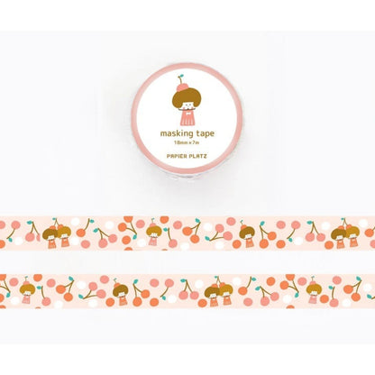 Papier Platz Mizutama "Fruits-chan Series" Masking Tape