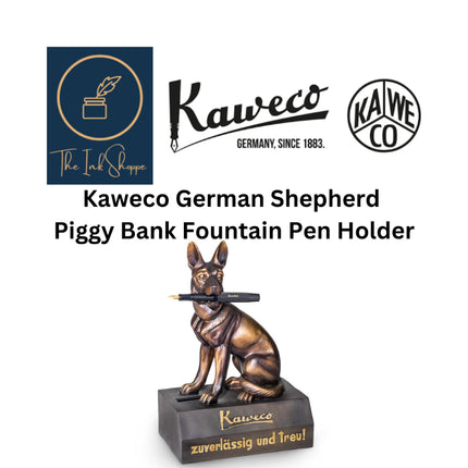 Kaweco Piggy Bank German Shepherd Pen Holder