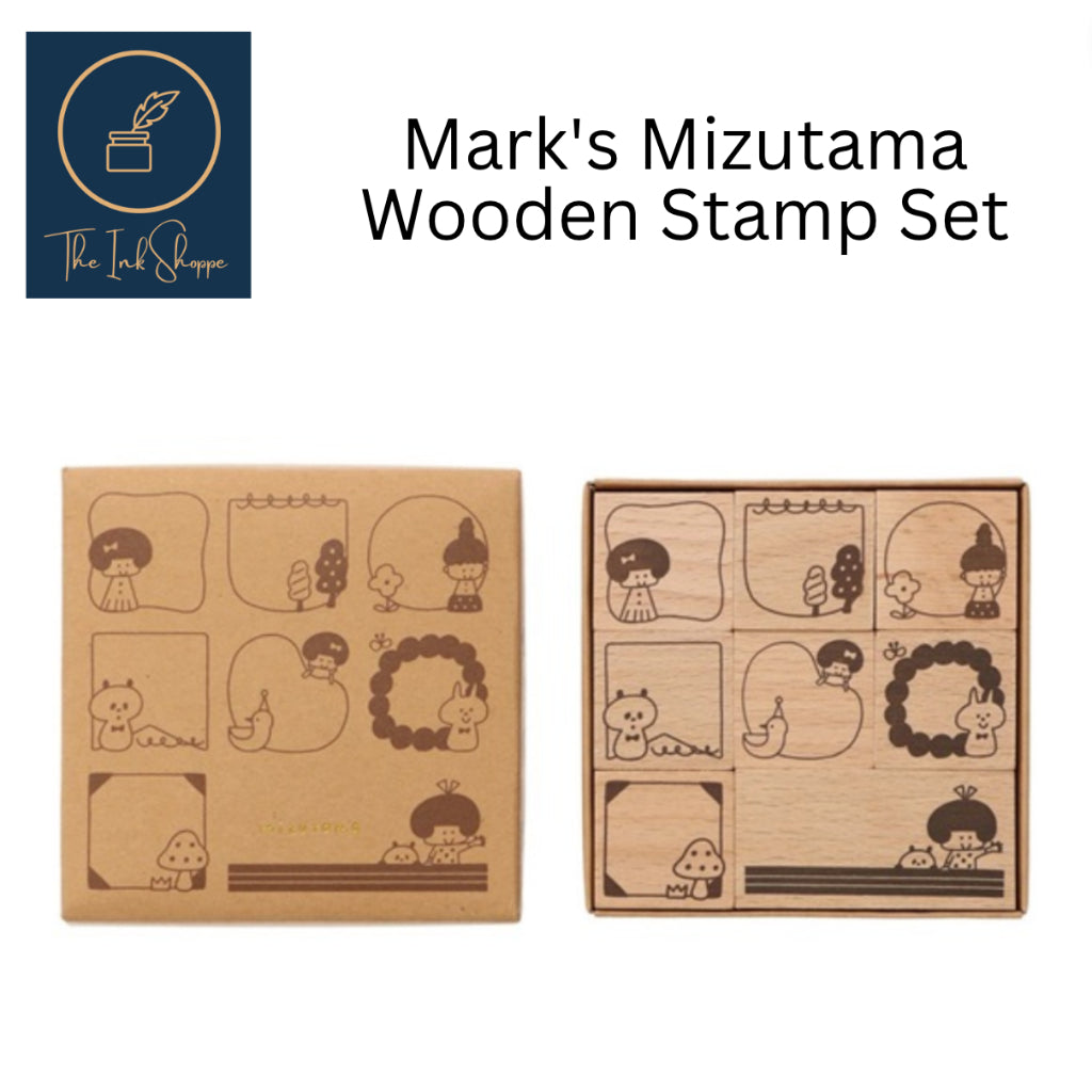 Mark's Mizutama Wooden Stamp Set (8pcs)