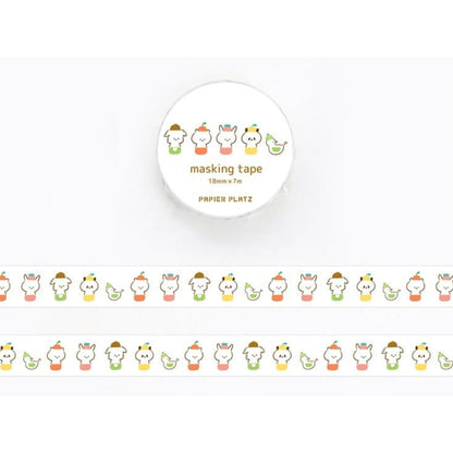 Papier Platz Mizutama "Fruits-chan Series" Masking Tape