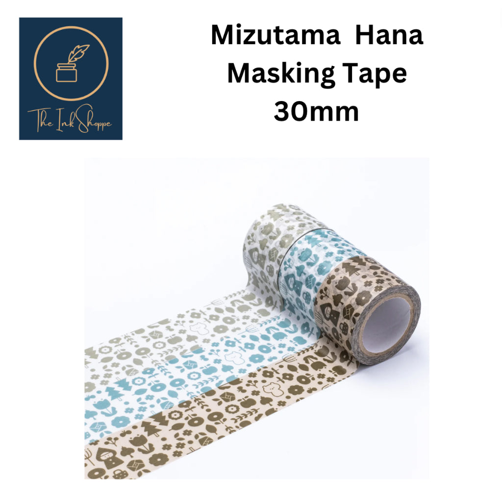 Mizutama Hana Masking Tape 30mm FULL Roll