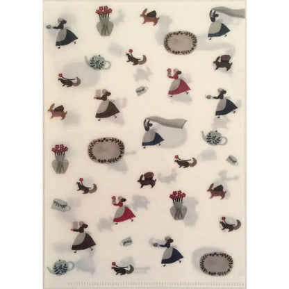 Necktie "It's Almost 3 o'clock" A5 Clear File Folder