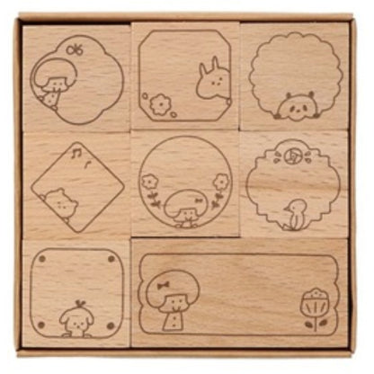 Mark's Mizutama Wooden Stamp Set (8pcs)