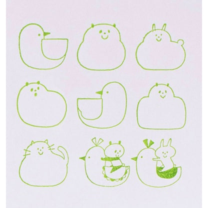 Mark's Mizutama Wooden Stamp Set (8pcs)