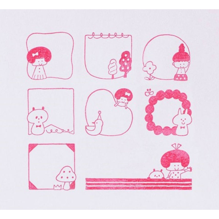Mark's Mizutama Wooden Stamp Set (8pcs)