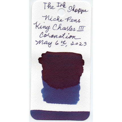 Niche Pens King Charles III Coronation Fountain Pen Ink Sample (3mL)