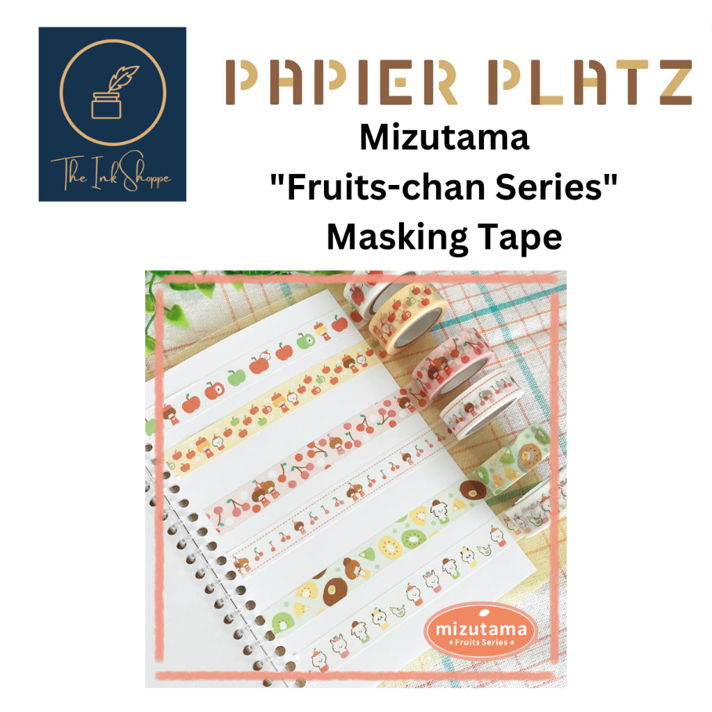 Papier Platz Mizutama "Fruits-chan Series" Masking Tape