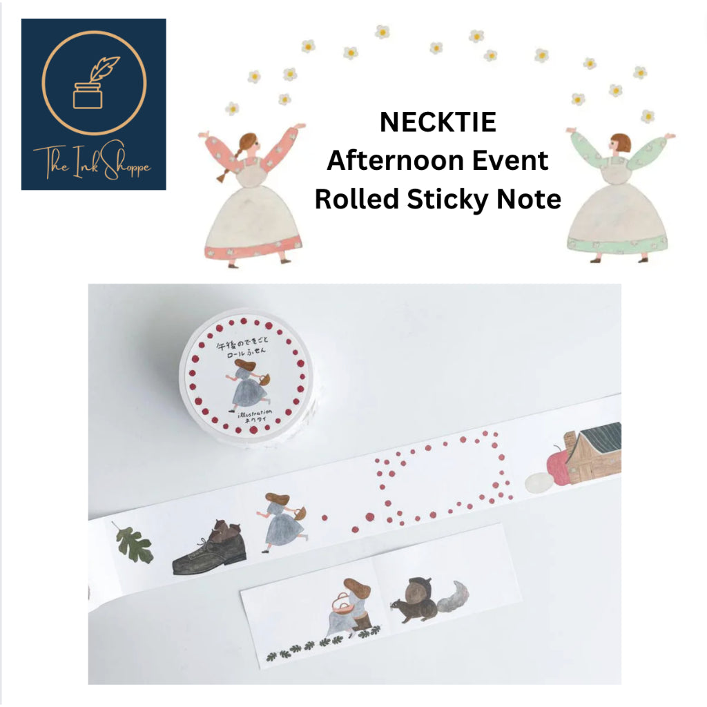 Necktie "Afternoon Event" Rolled Sticky Note