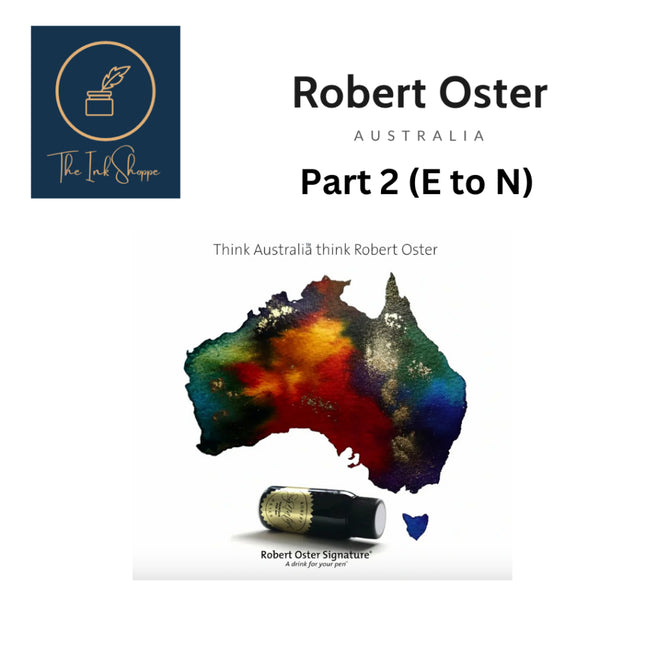 Robert Oster Fountain Pen Ink Samples (3mL) Part 2 (E to N)