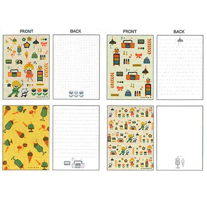 Mizutama Memo Pad with 4 Designs
