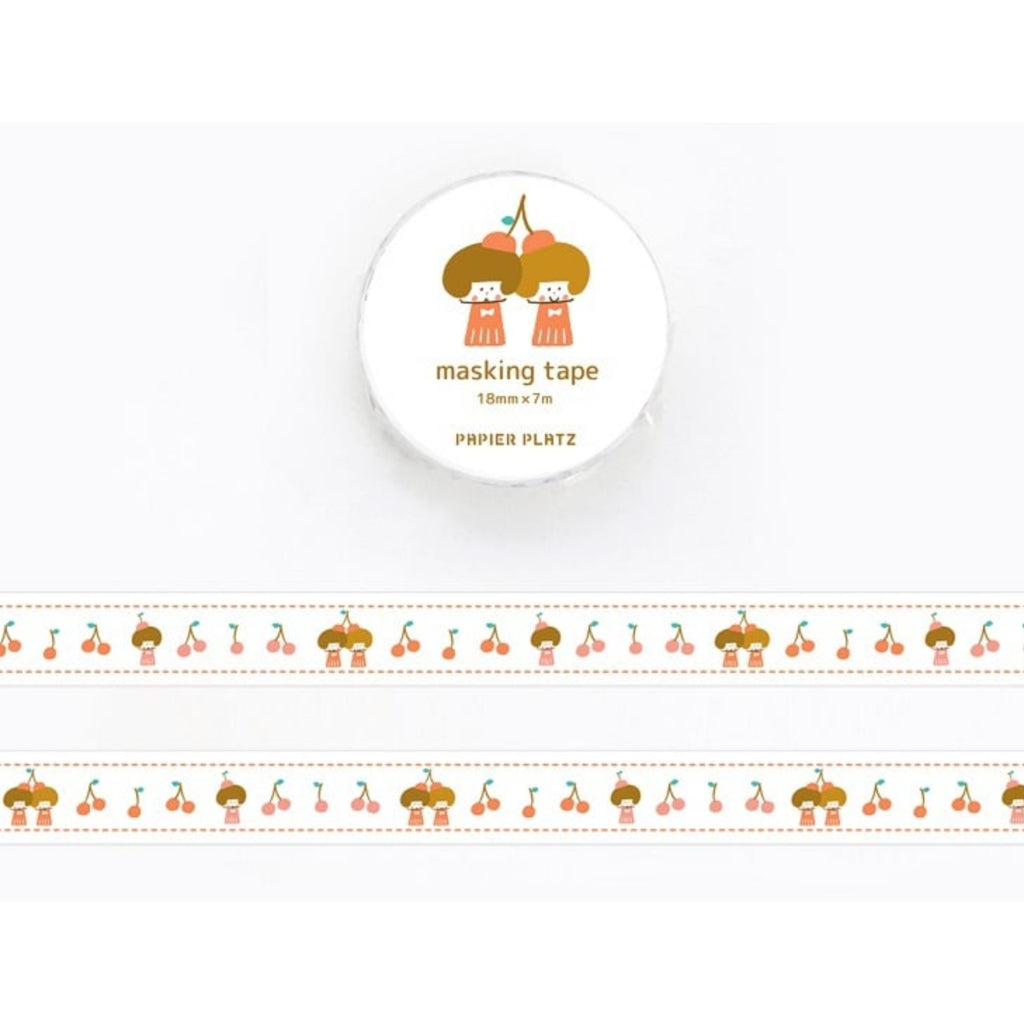 Papier Platz Mizutama "Fruits-chan Series" Masking Tape