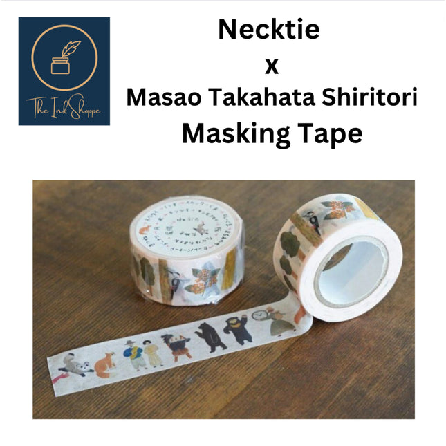 Necktie x Masao Takahata Shiritori Masking Tape FULL Roll