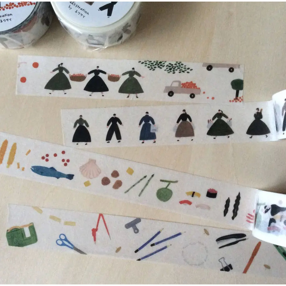 Necktie Masking Tape FULL Roll