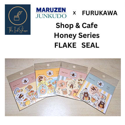 Maruzen x Furukawa Shop & Cafe Honey Series Flake Sticker