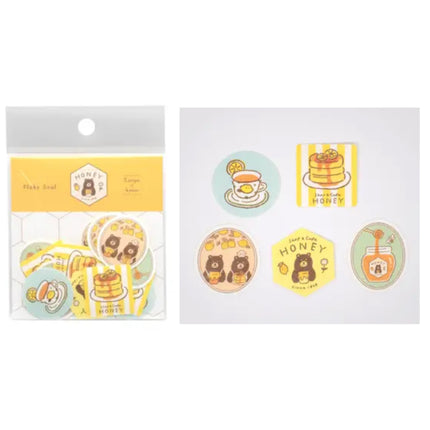 Maruzen x Furukawa Shop & Cafe Honey Series Flake Sticker