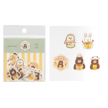 Maruzen x Furukawa Shop & Cafe Honey Series Flake Sticker