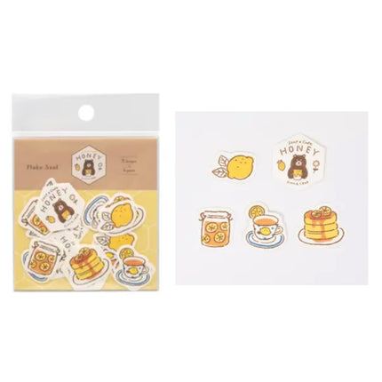 Maruzen x Furukawa Shop & Cafe Honey Series Flake Sticker