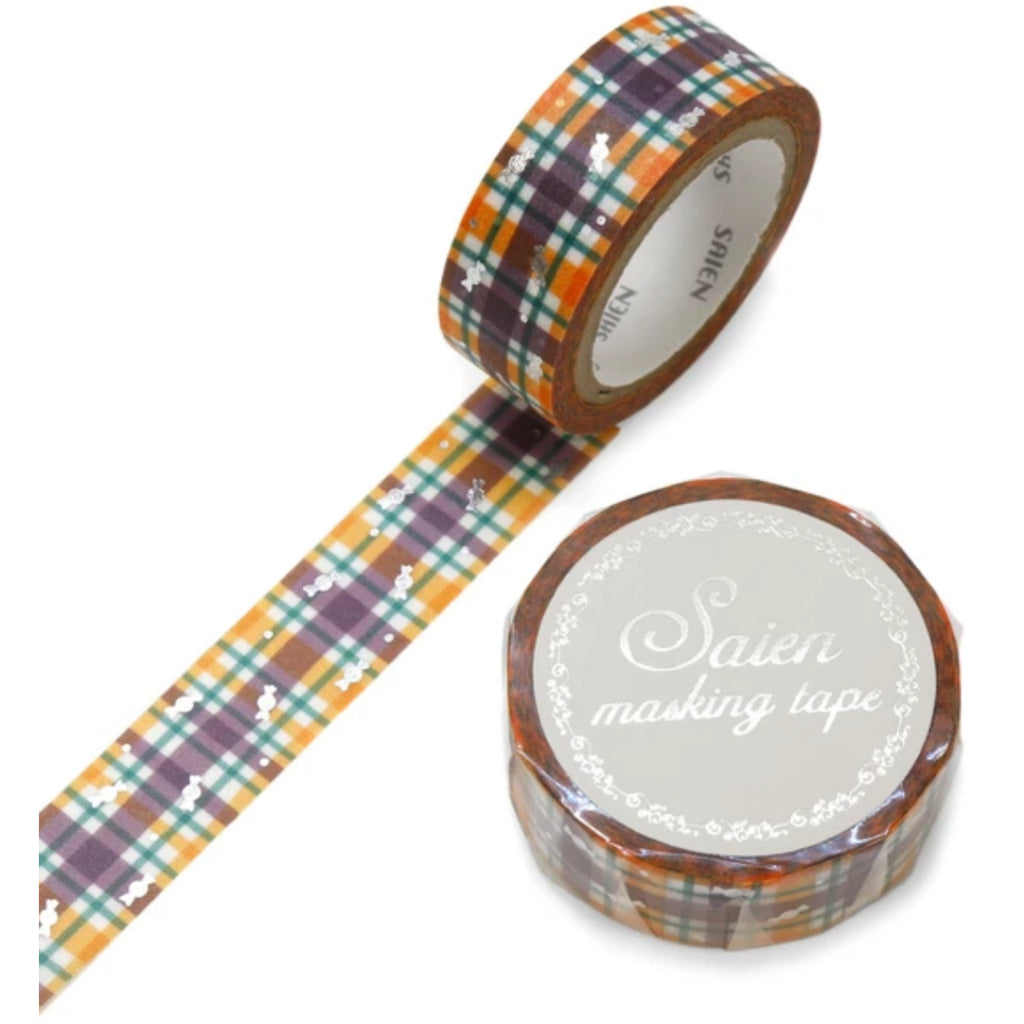 Saien Masking Tape 15mm x 7m FULL ROLL with Foil