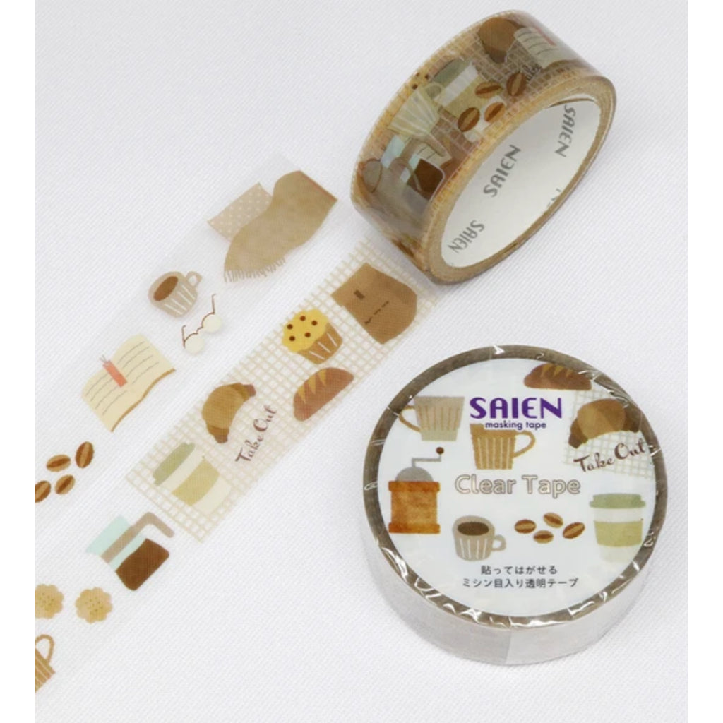 Saien Perforated Clear Tape