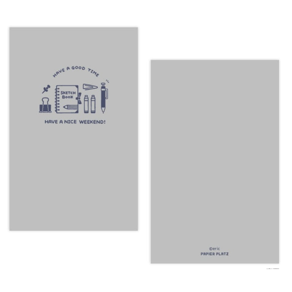 Papier Platz x Eric Pocket Log Notebook