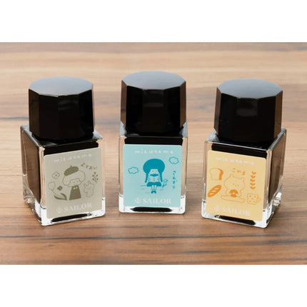 Sailor x Mizutama Fountain Pen Ink 3-Color Set Limited Edition (3 x 10mL Bottles)