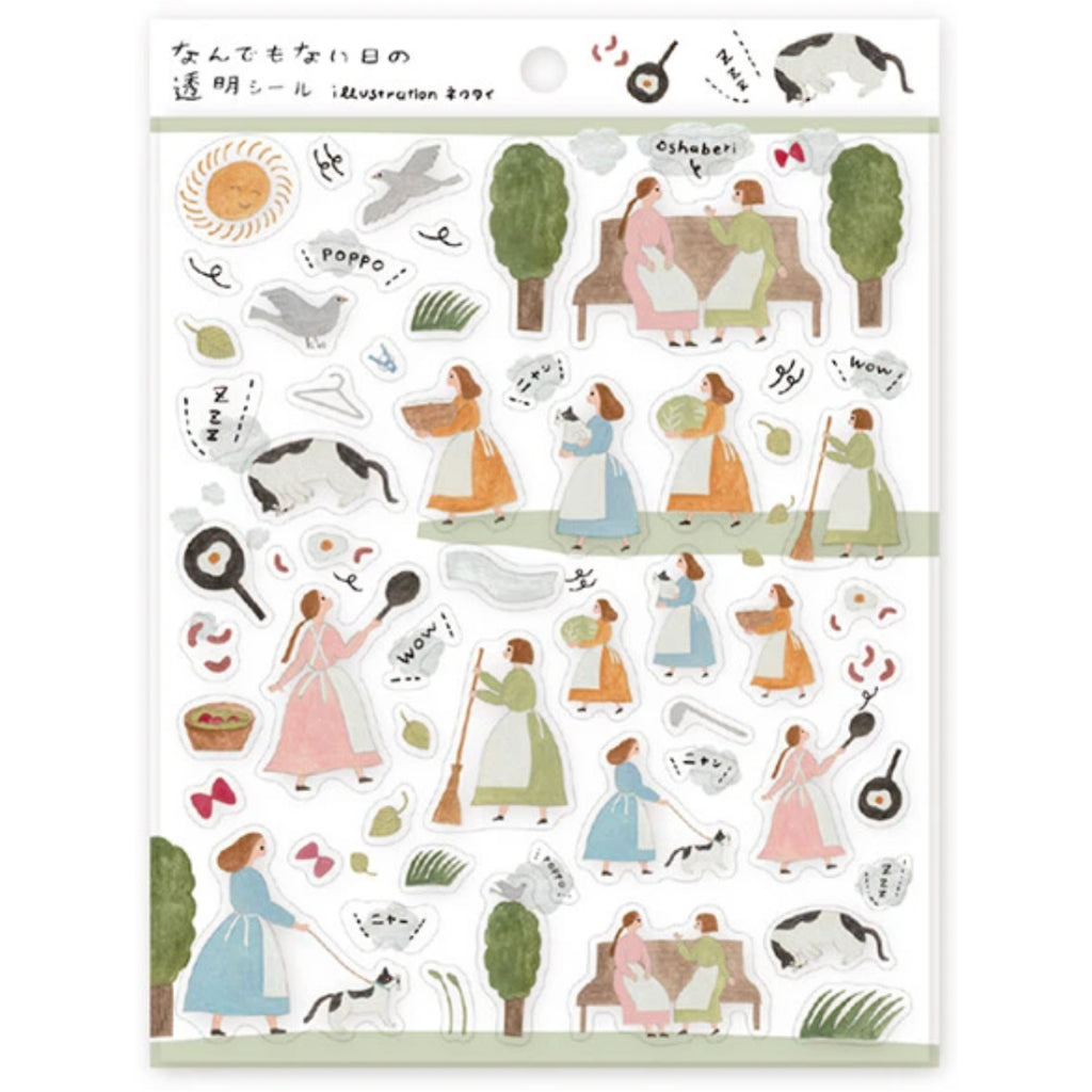 Cozyca Necktie Transparent (PET) Stickers