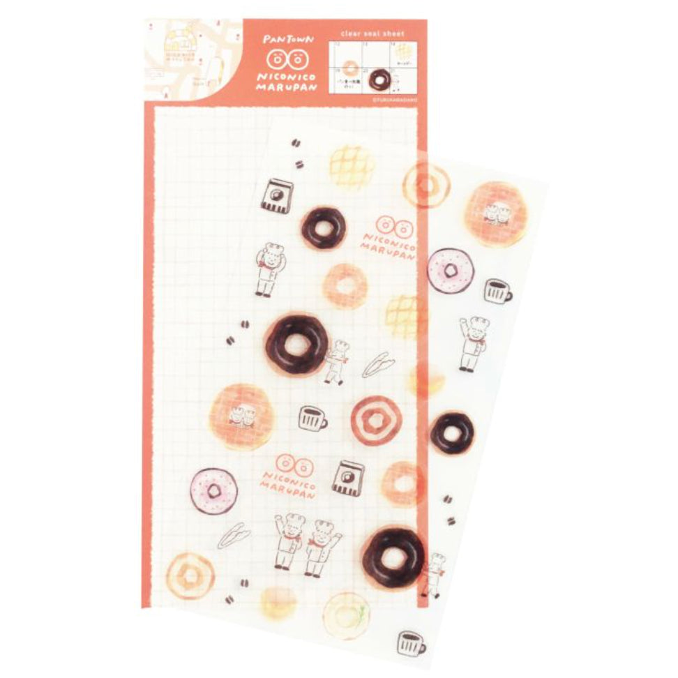 Furukawa PanTown Clear Sticker Sheet