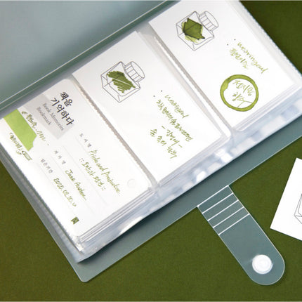 Wearingeul Transparent Colorchart Card Binder