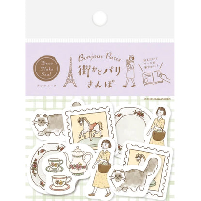Furukawa Bonjour Paris Limited Edition Flake Stickers