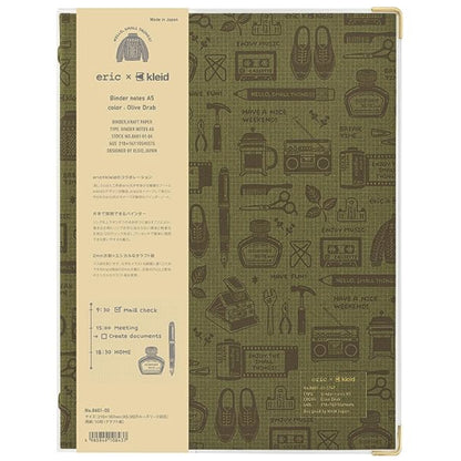 Kleid x Eric Binder Notebook A5; Loose Leaf Diary