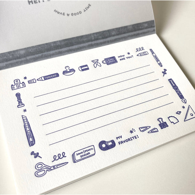 Eric x Oeda Letterpress Room Message Pad