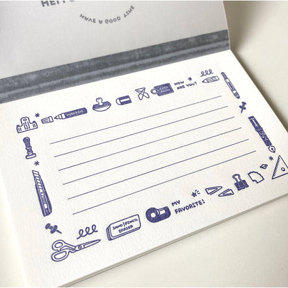 Eric x Oeda Letterpress Room Message Pad