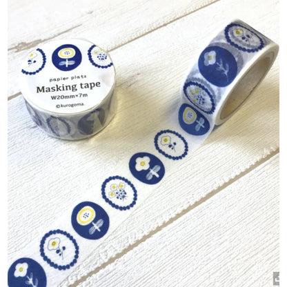Papier Platz Masking Tape - Kurogoma FULL ROLL