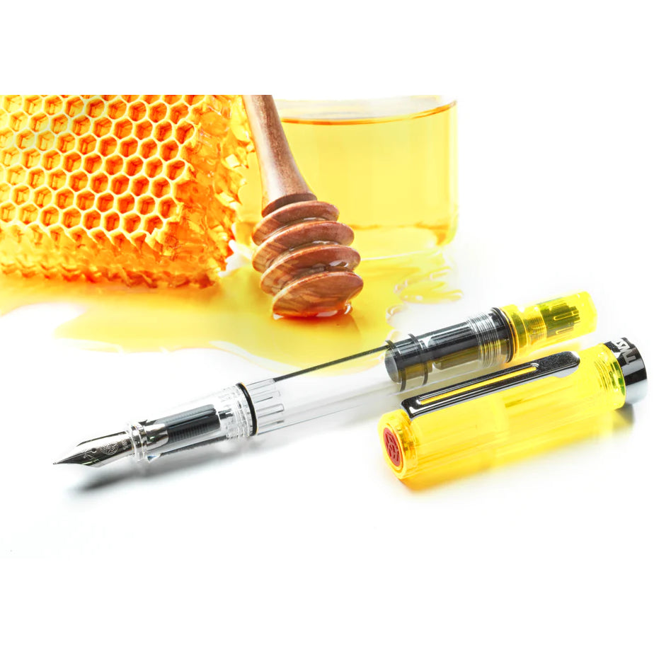 TWSBI ECO Transparent Yellow Fountain Pen Fine Nib (F)