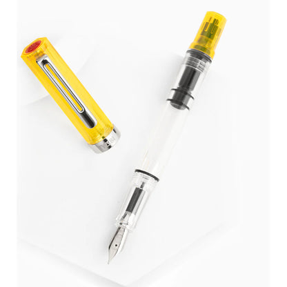 TWSBI ECO Transparent Yellow Fountain Pen Fine Nib (F)