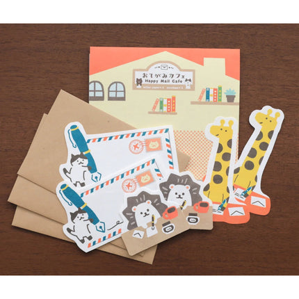 Furukawa x CTFJ Happy Mail Cafe Die-Cut Letter Set