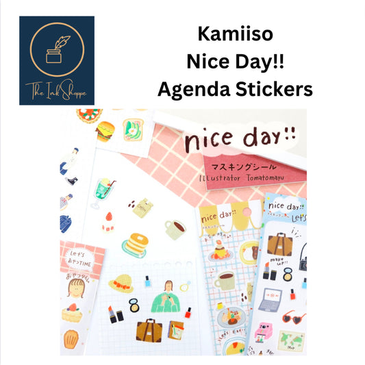 Kamiiso Nice Day!! Agenda Stickers