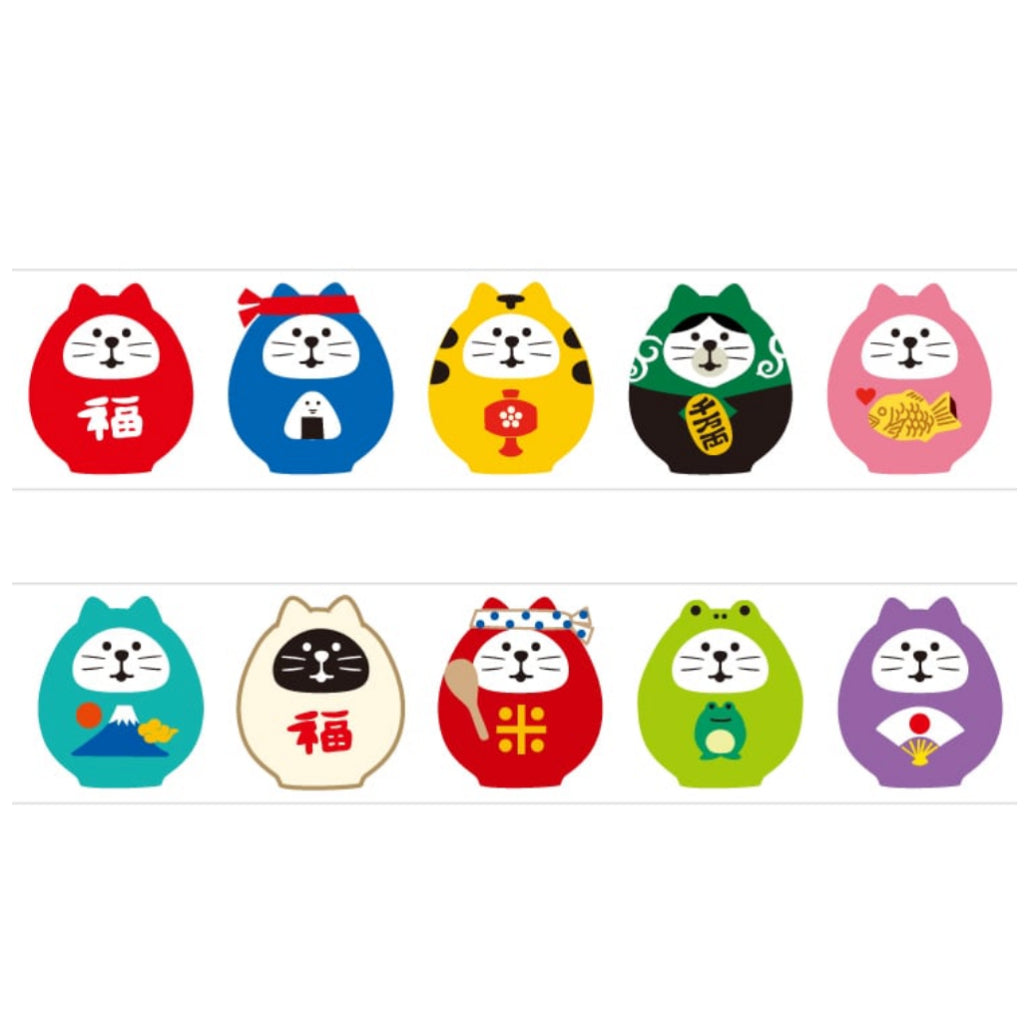 Papier Platz Masking Tape Concombre Series FULL ROLL