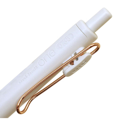 Uni-ball One 0.38/0.5mm Black Limited Edition w/ Rose Gold Clip Gel Pen
