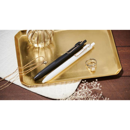 Uni-ball One 0.38/0.5mm Black Limited Edition w/ Rose Gold Clip Gel Pen