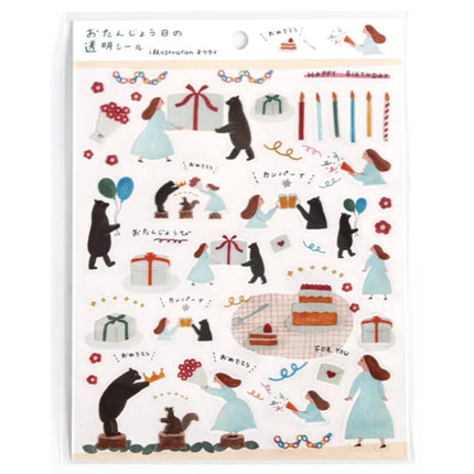 Cozyca Necktie Transparent (PET) Stickers