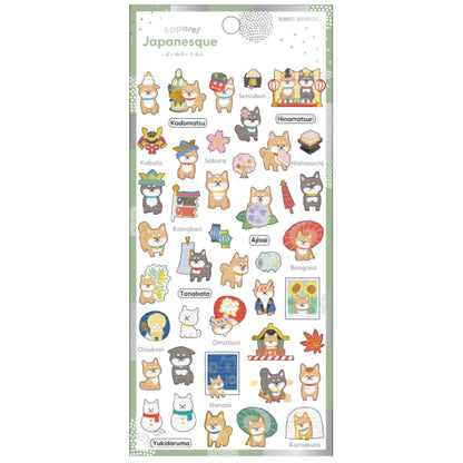 Kamio Appare! Japanesque  Stickers with Gold Foil