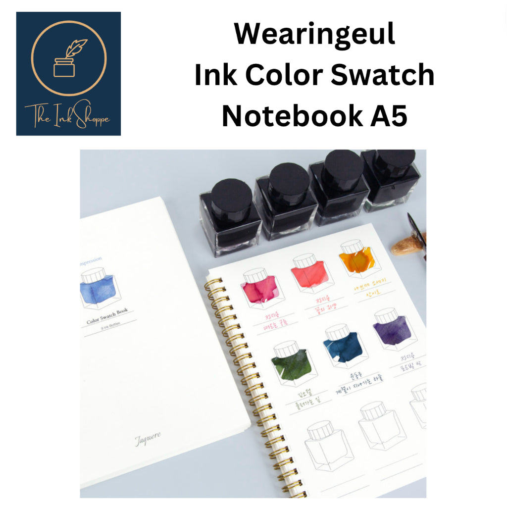 Wearingeul Ink Color Swatch Notebook A5