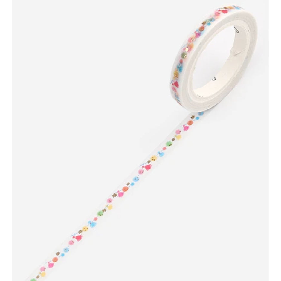 BGM 5mm x 5m Washi Tape with Foil Stamping