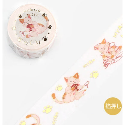 BGM 20mm x 5m Washi Tape with Gold-Foil Stamping